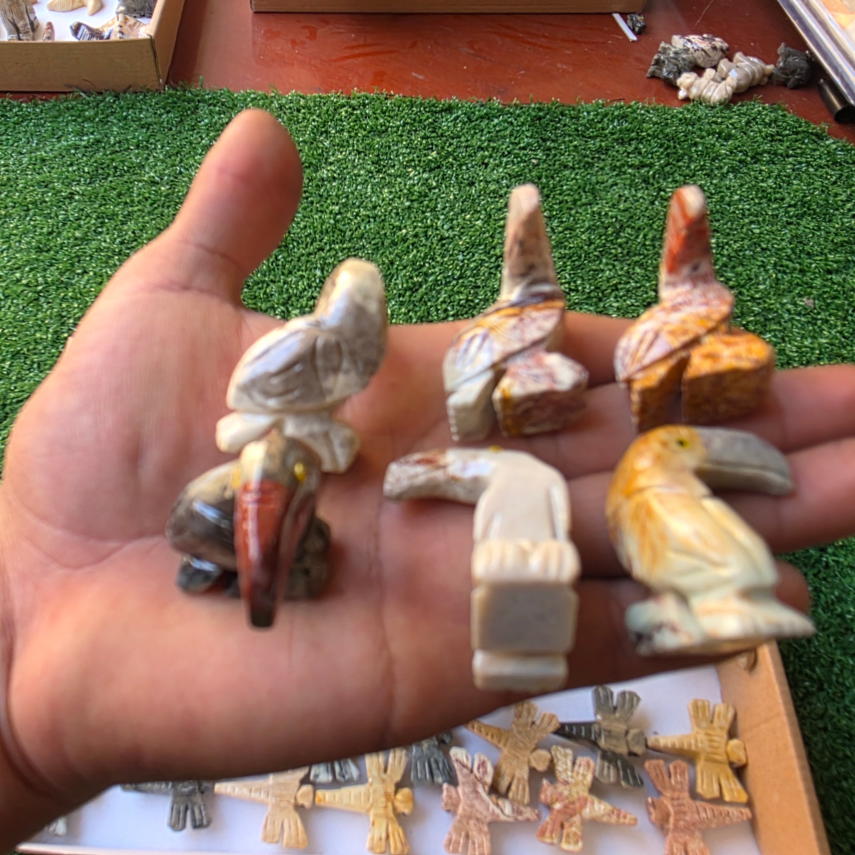 Lot 83 pcs Soapstone Animals