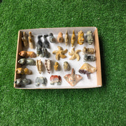 Lot 28 pcs Soapstone Animals