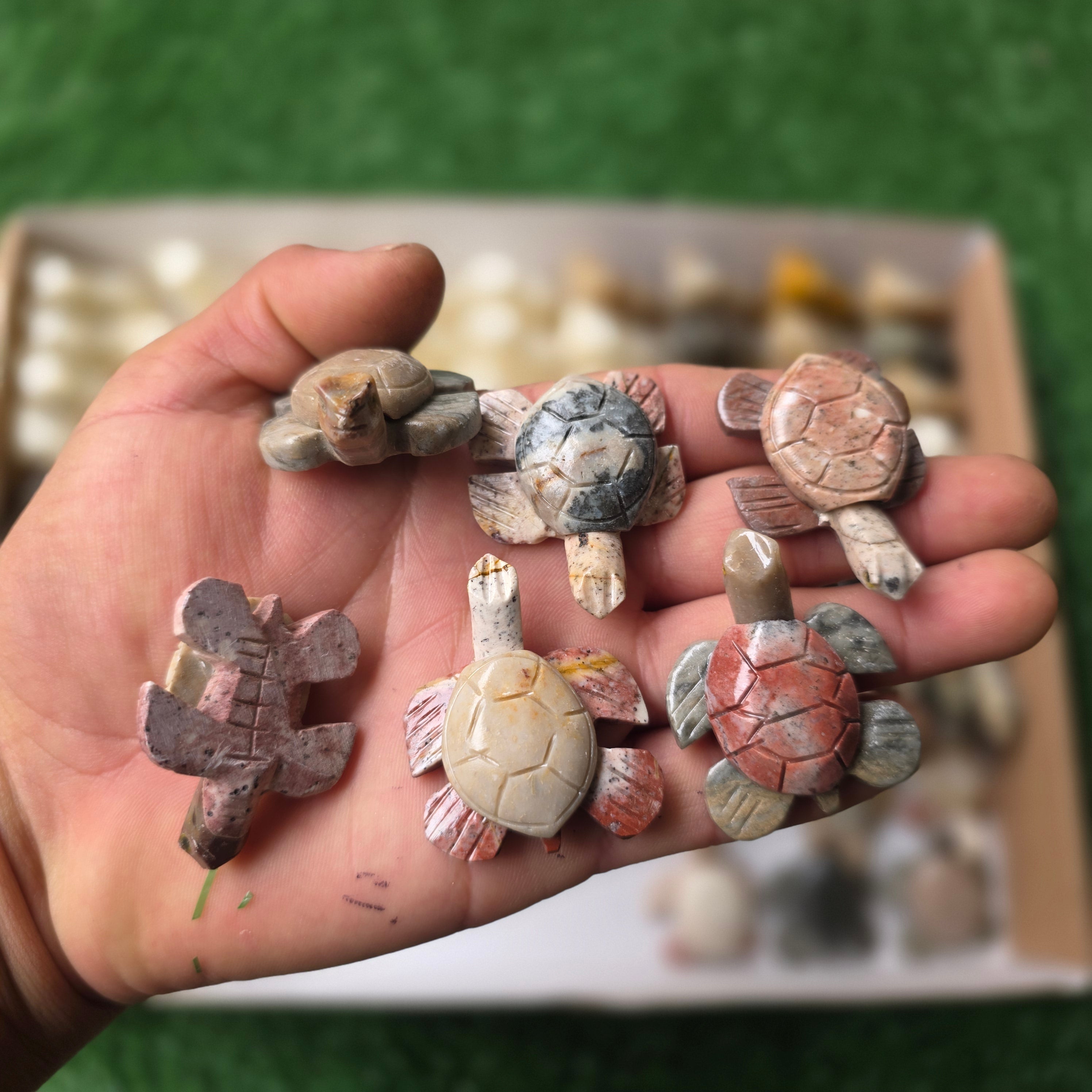 Lot 97 pcs Soapstone Animals