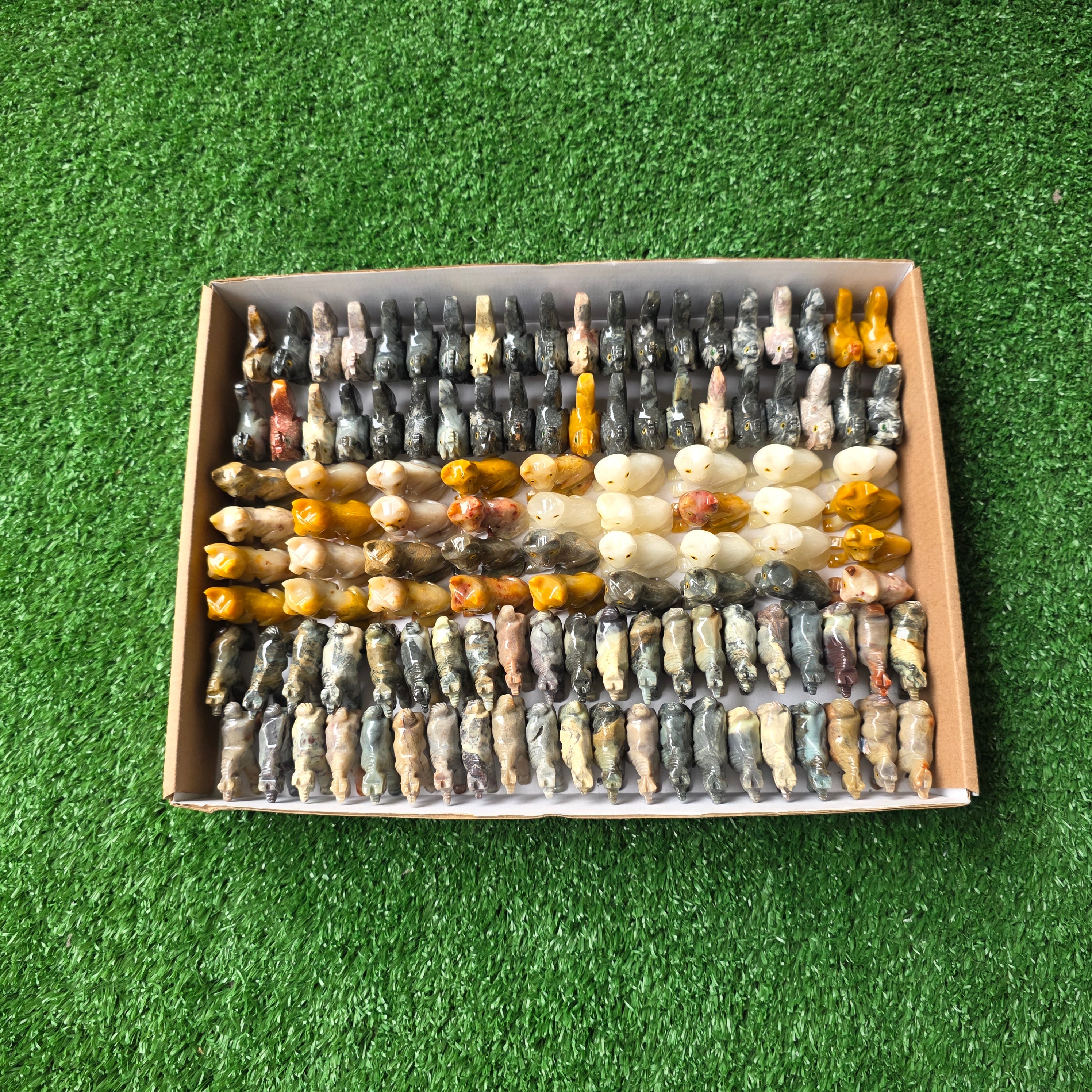Lot 118 pcs Soapstone Animals
