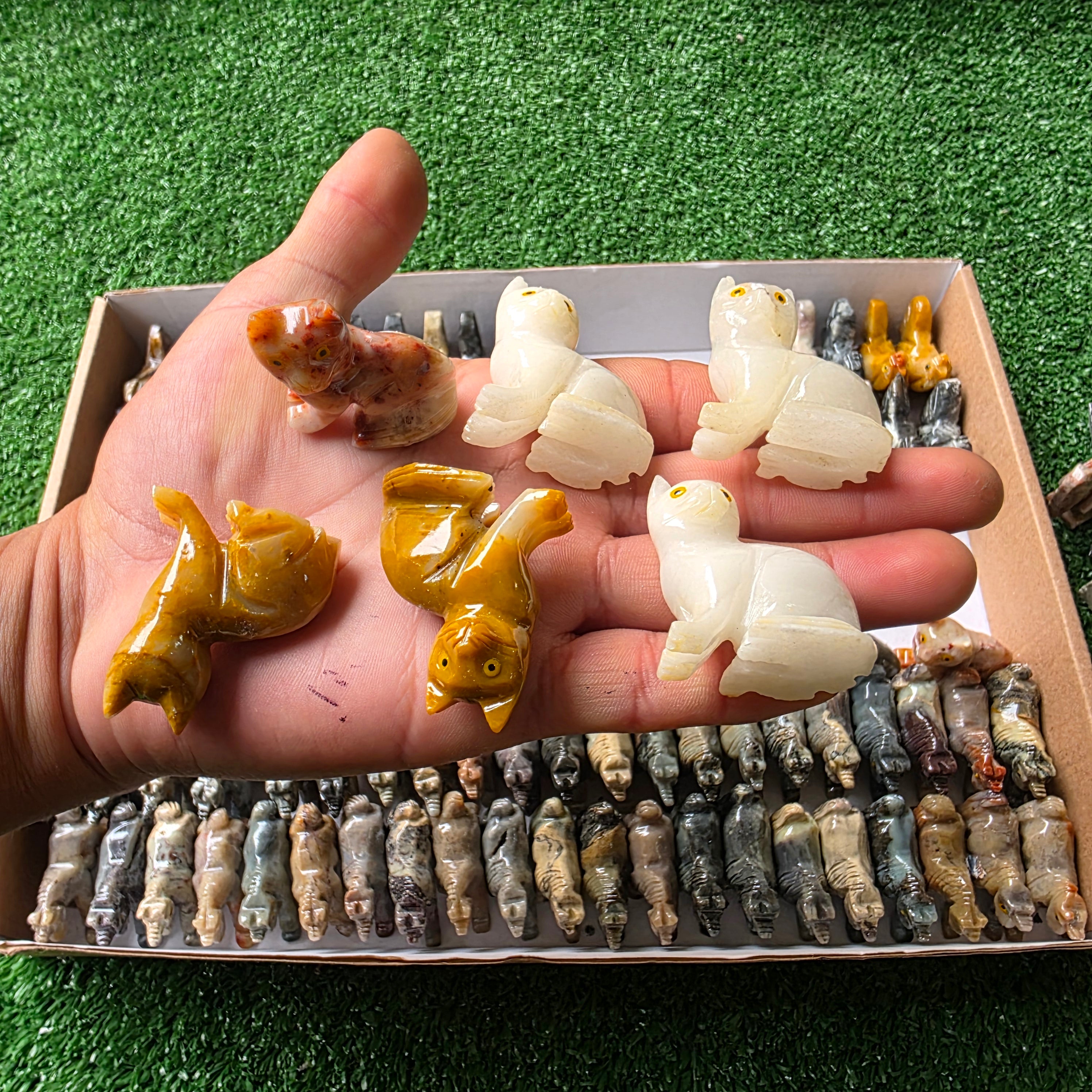 Lot 118 pcs Soapstone Animals