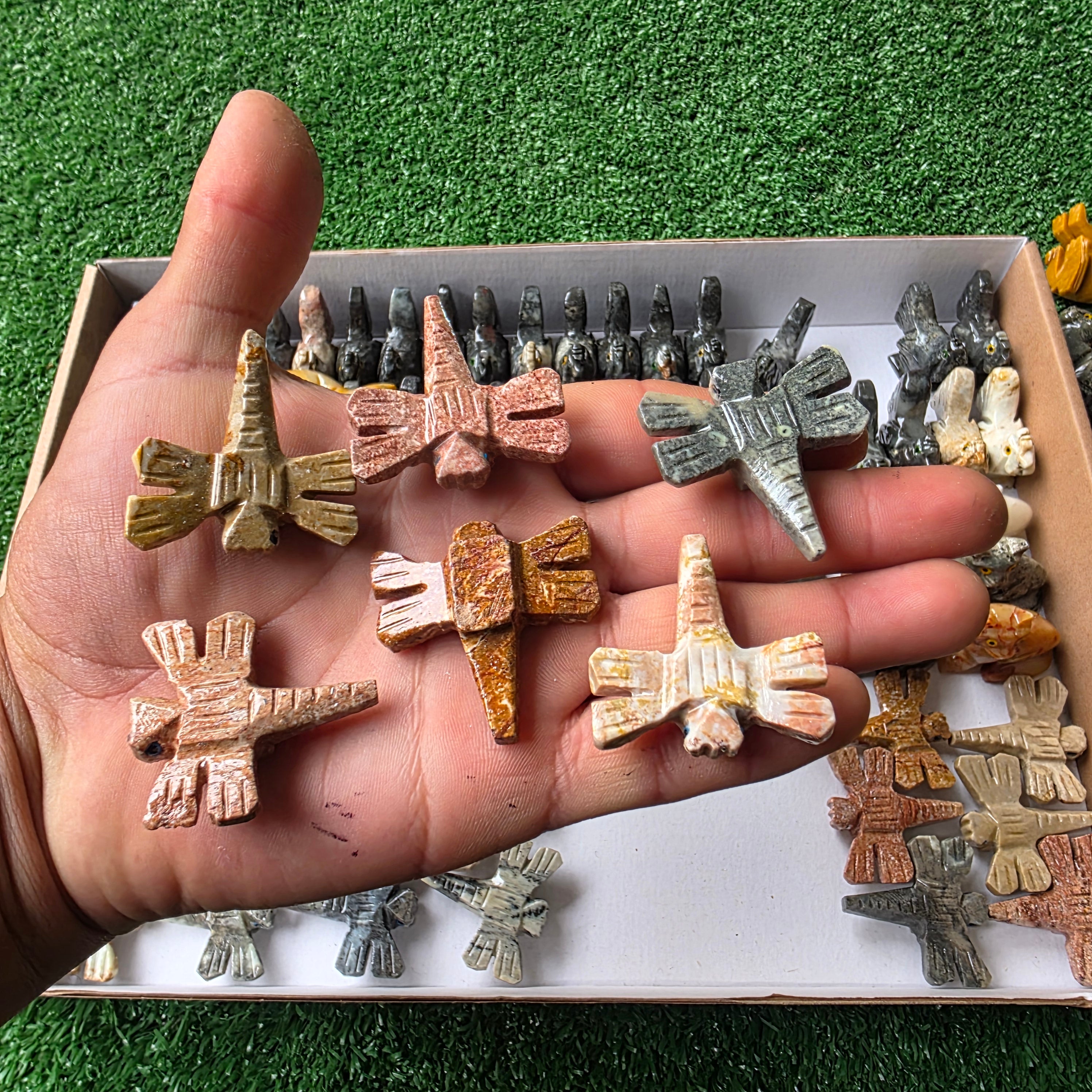 Lot 90 pcs Soapstone Animals