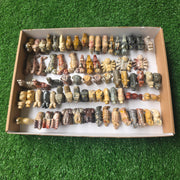 Lot 75 pcs Soapstone Animals