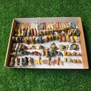 Lot 68 pcs Soapstone Animals