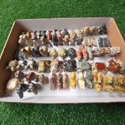 Lot 64 pcs Soapstone Animals