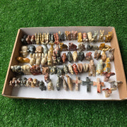 Lot 74 pcs Soapstone Animals