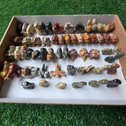 Lot 55 pcs Soapstone Animals