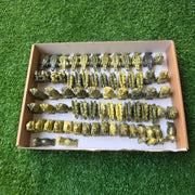 Lot 70 pcs Serpentine Animals