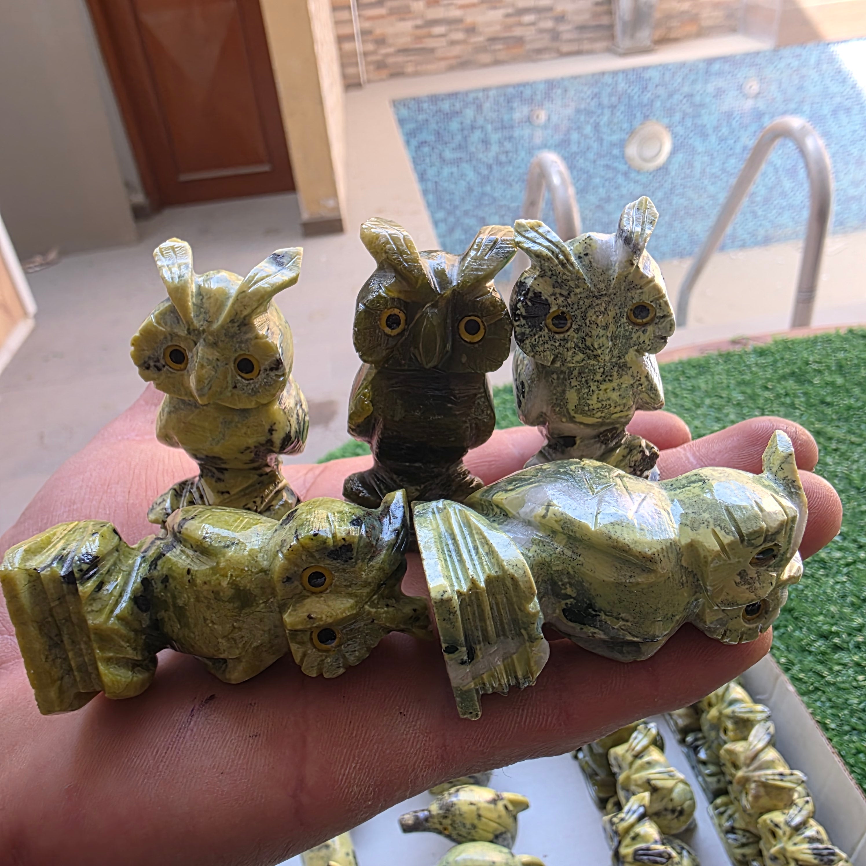 Lot 38 pcs Serpentine Animals