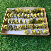 Lot 41 pcs Serpentine Animals