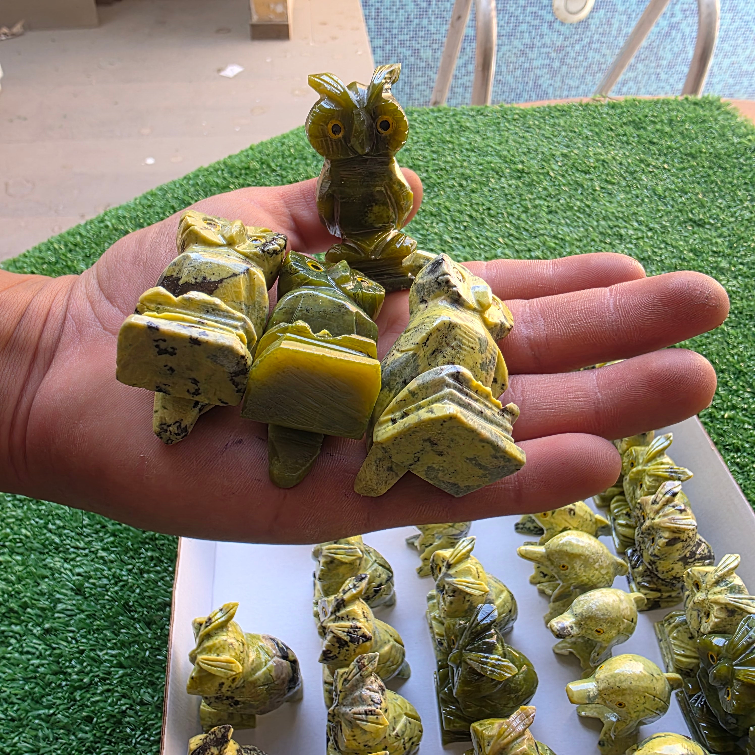 Lot 41 pcs Serpentine Animals