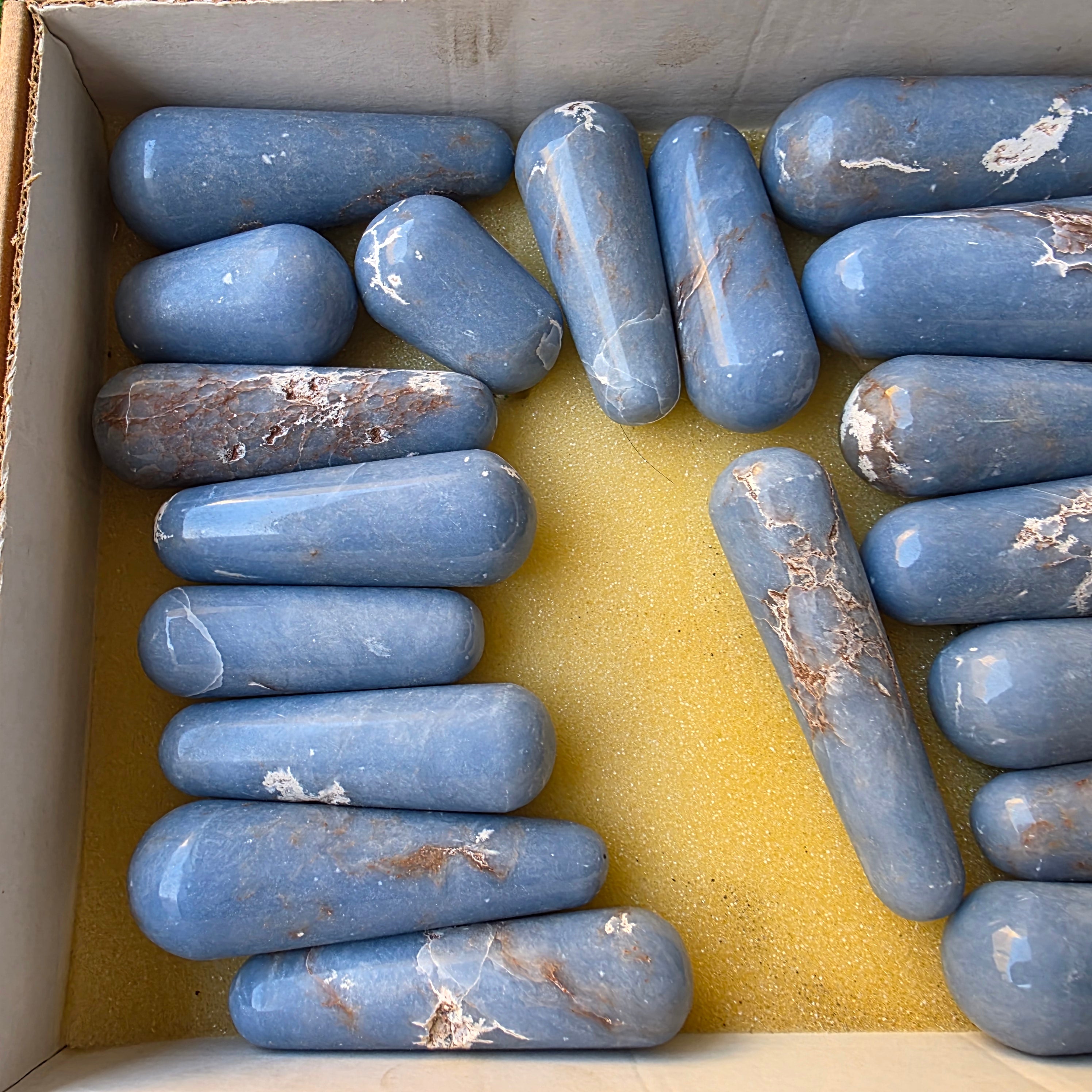 Lot 19 pcs Angelite Wand