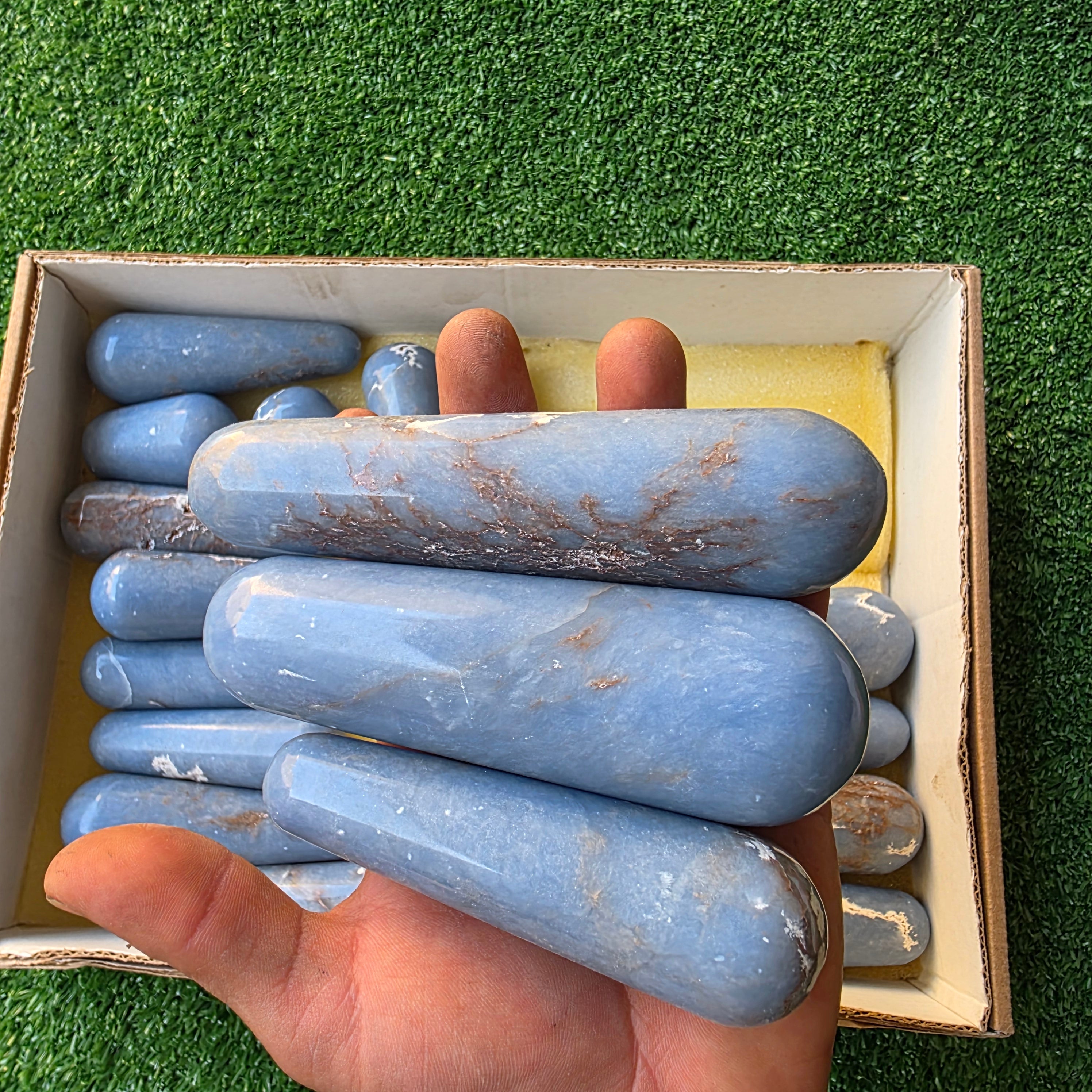 Lot 19 pcs Angelite Wand
