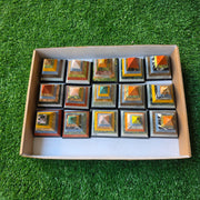 Lot 15 pcs multicolored pyramids