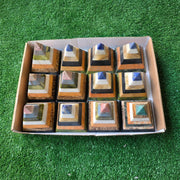 Lot 12 pcs multicolored pyramids