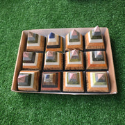 Lot 12 pcs multicolored pyramids