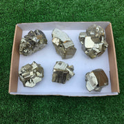 Lot 6 pcs Pyrite Coco Rough