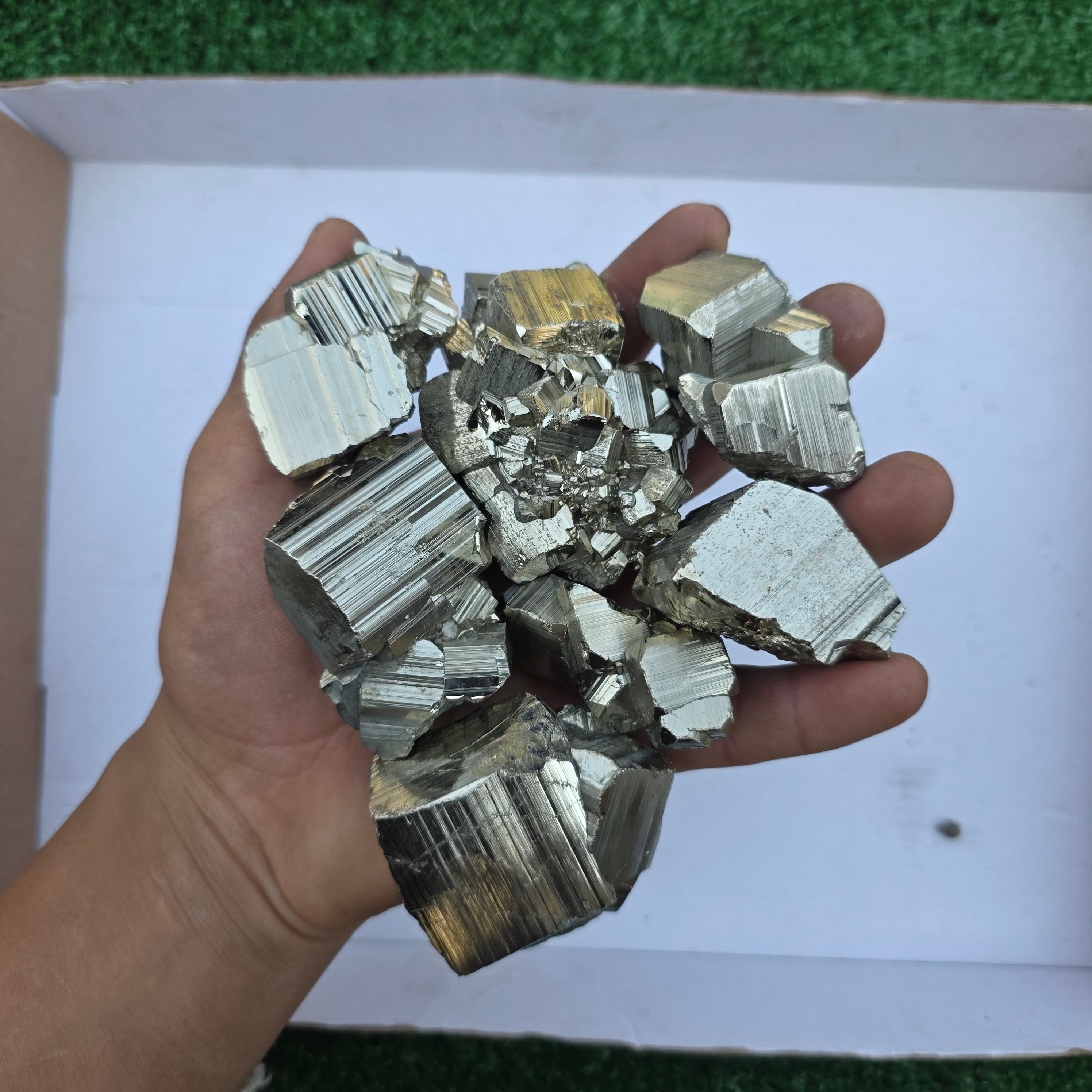 Lot 21 pcs Pyrite Coco Rough