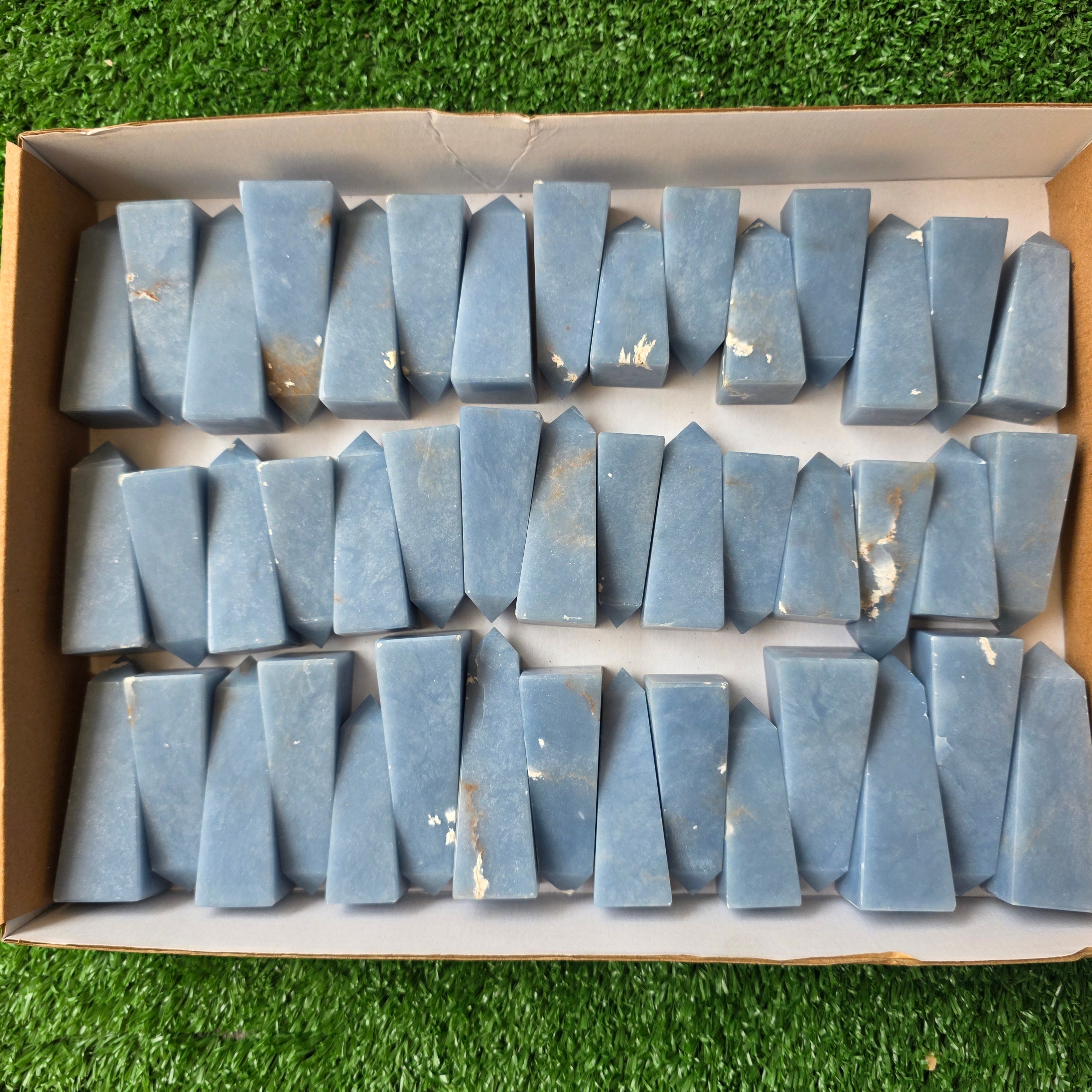 Lot 45 pcs Angelite Tower