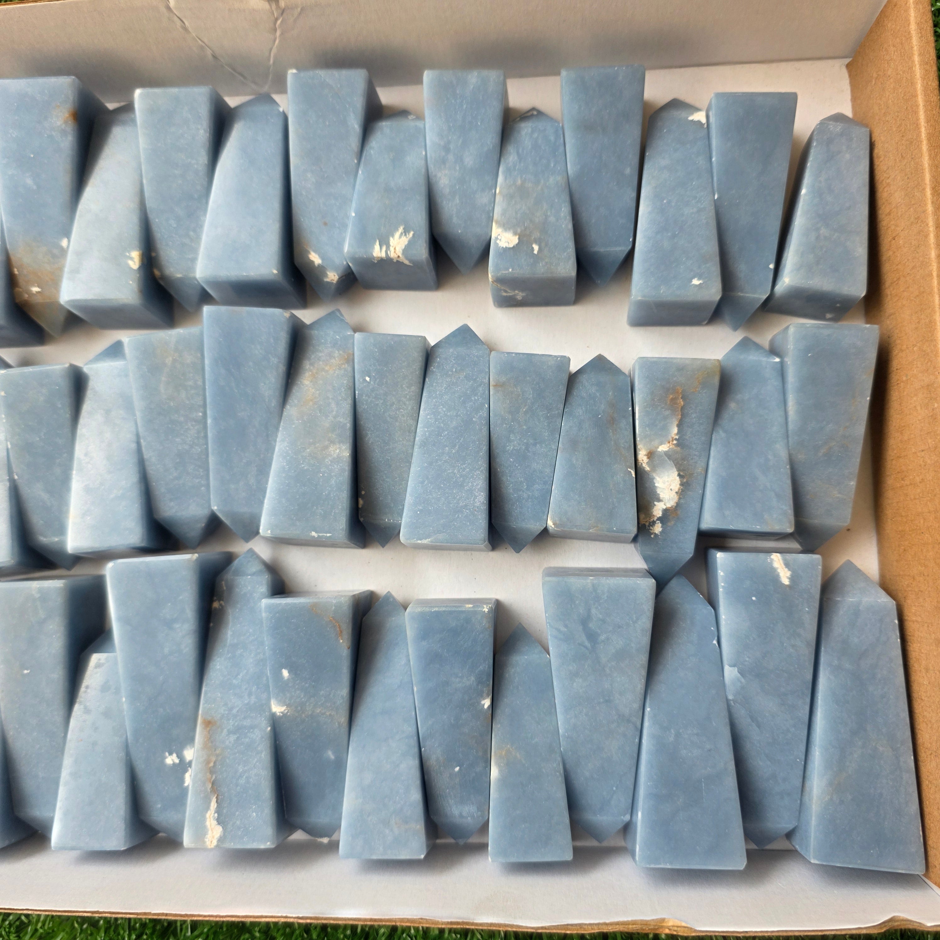 Lot 45 pcs Angelite Tower