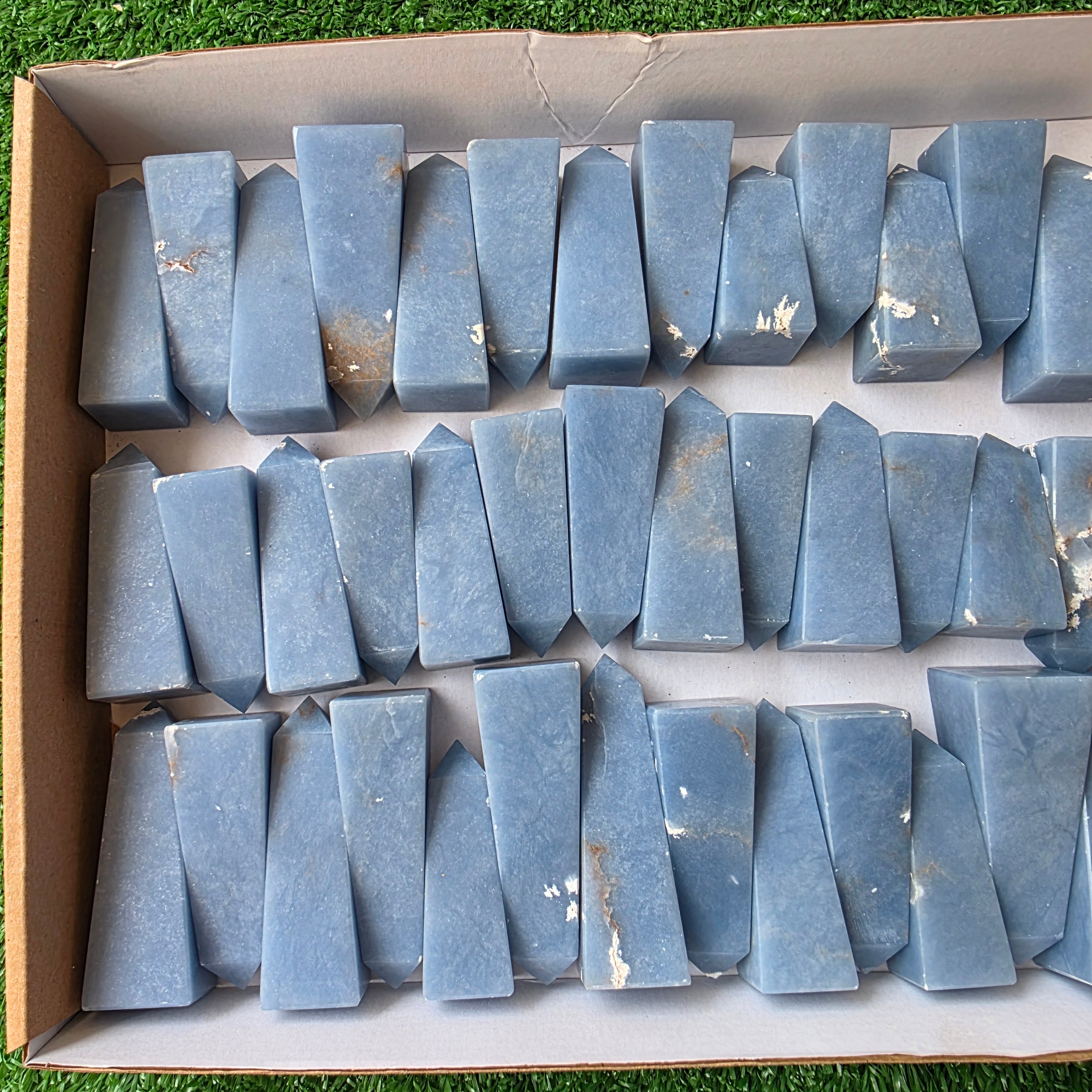 Lot 45 pcs Angelite Tower