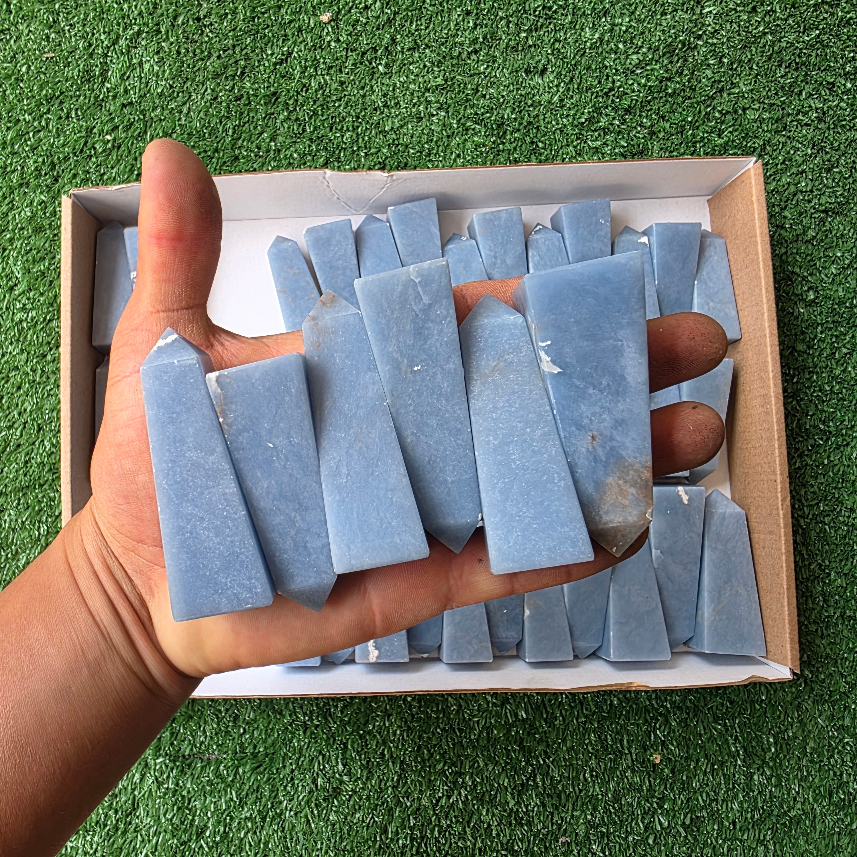 Lot 45 pcs Angelite Tower