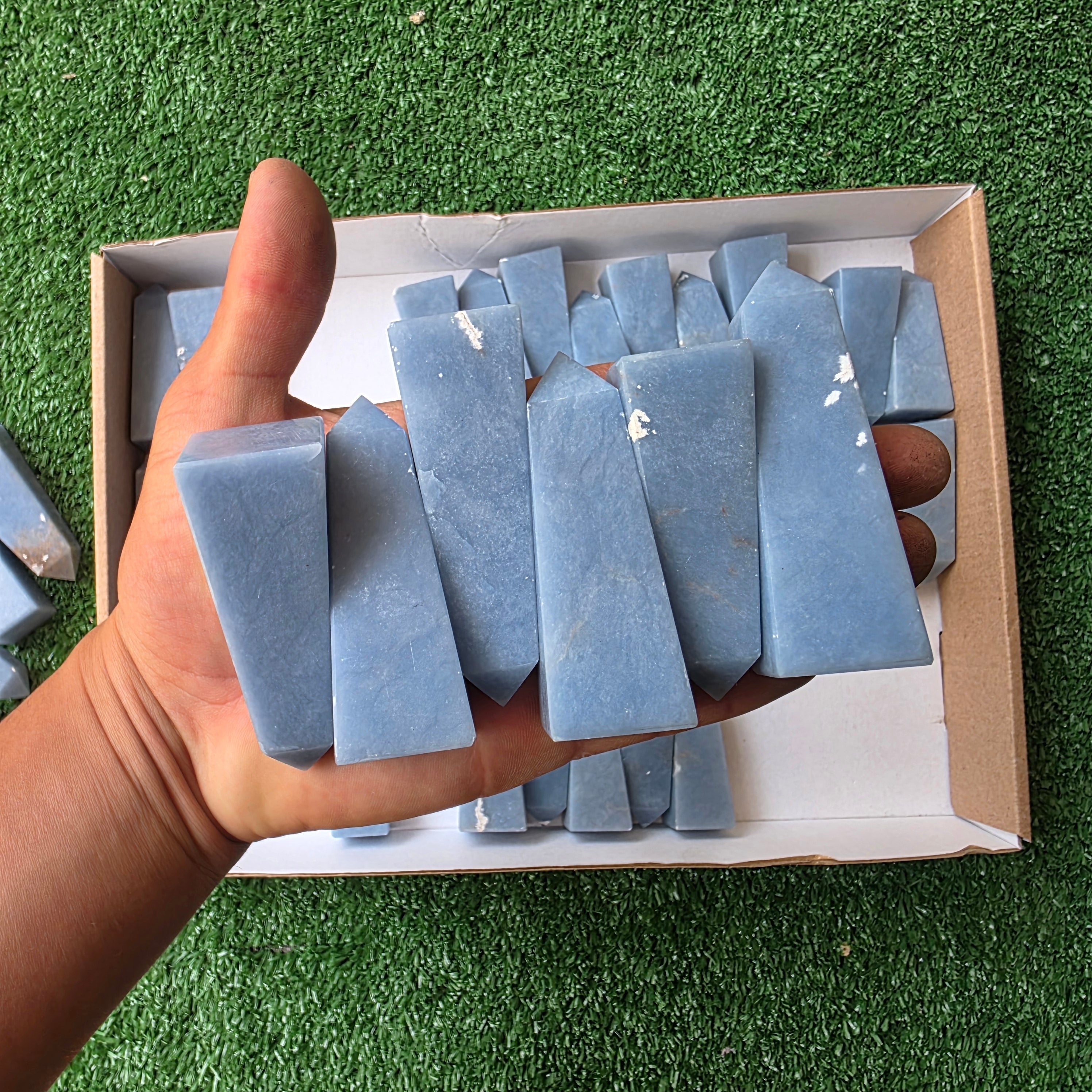 Lot 45 pcs Angelite Tower