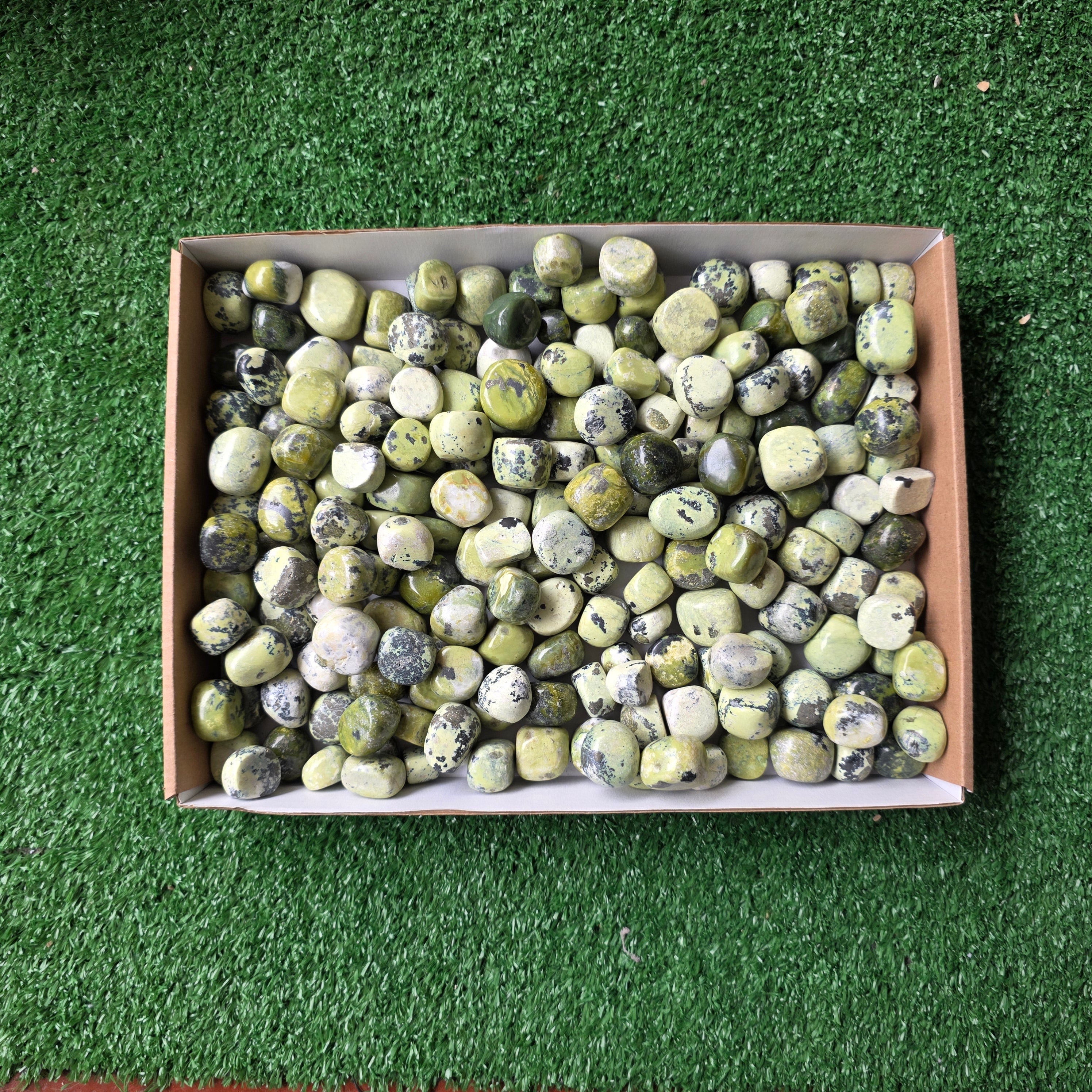 Lot 3 kg Serpentine tumbled