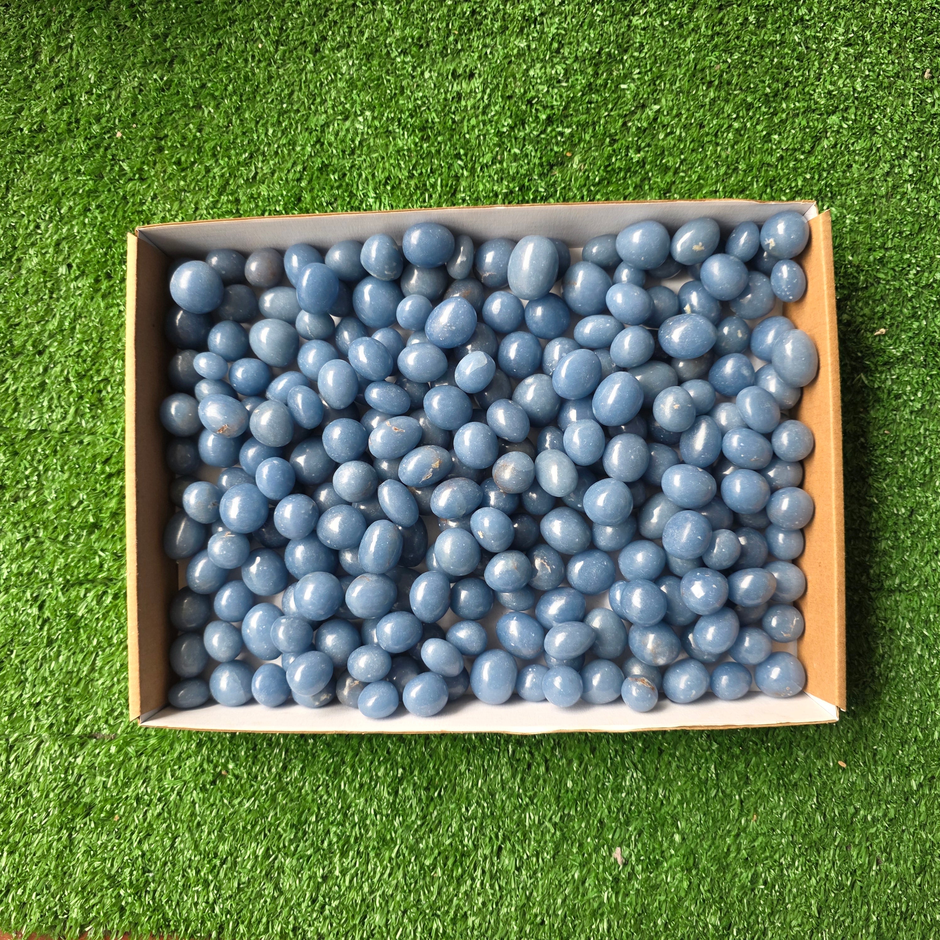 Lot 3 kg Angelite tumbled