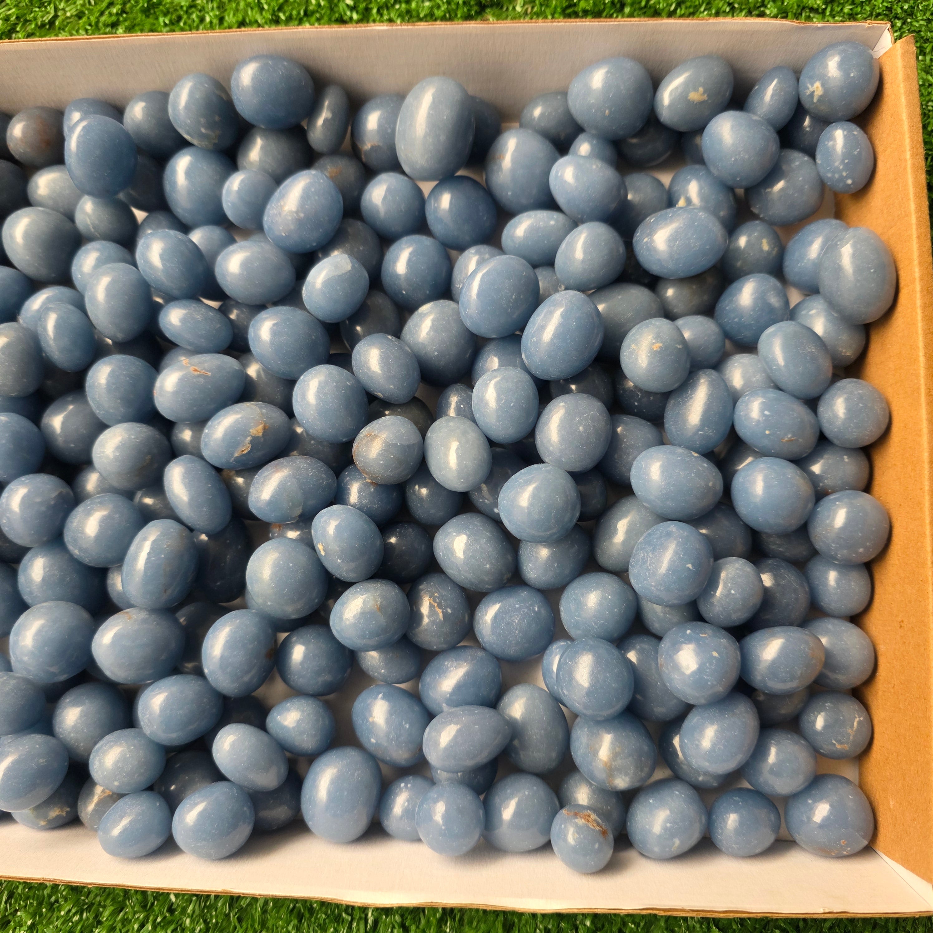 Lot 3 kg Angelite tumbled