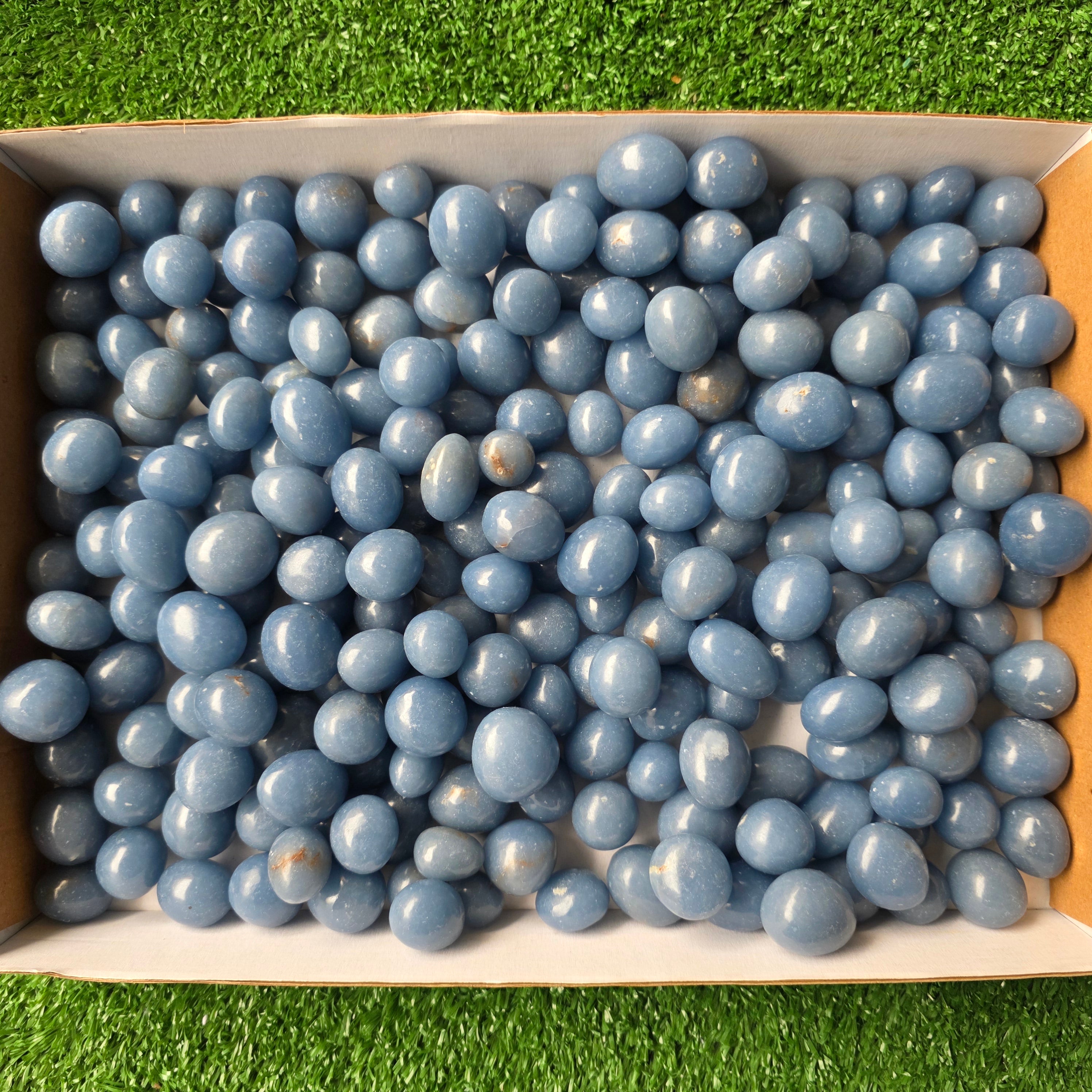 Lot 3 kg Angelite tumbled