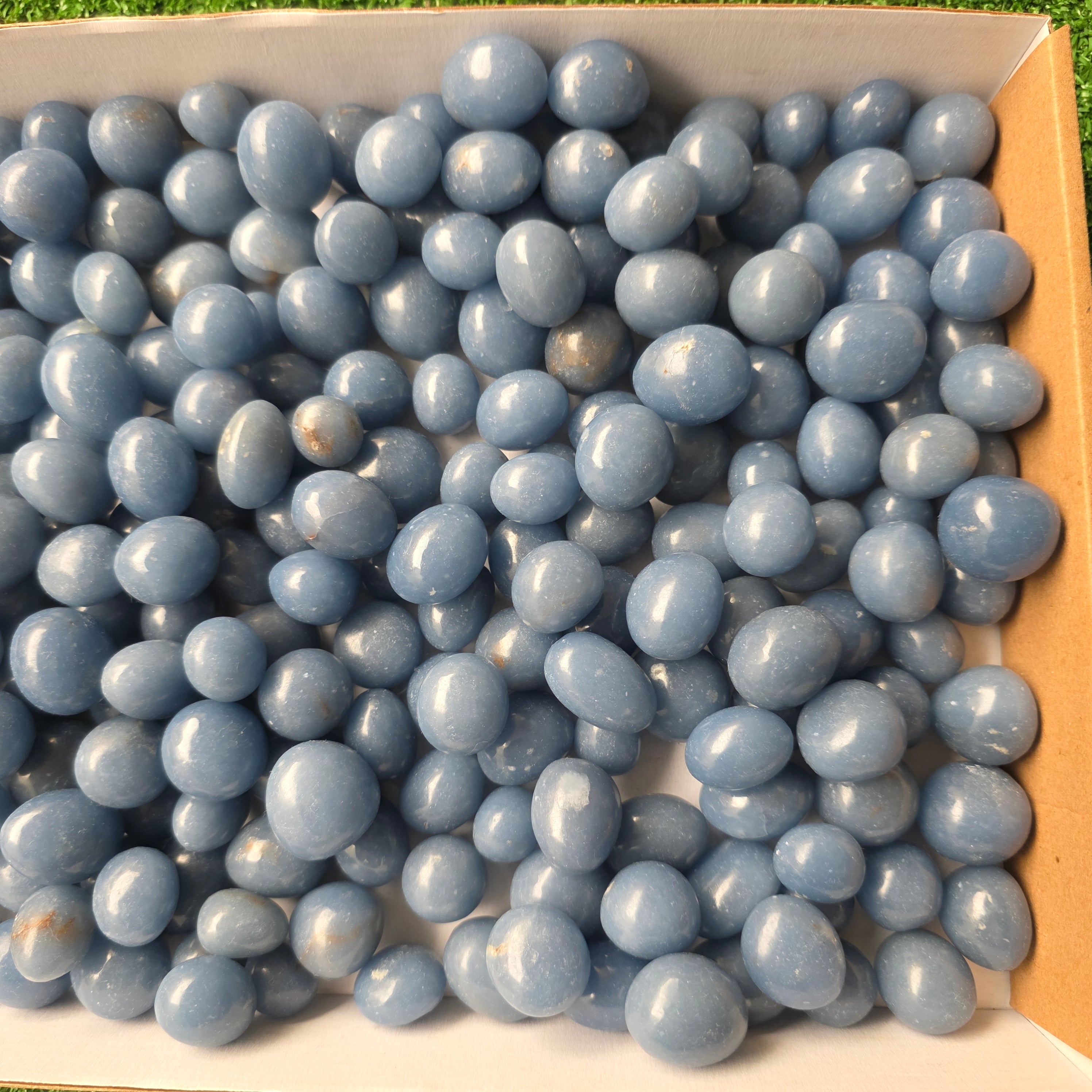 Lot 3 kg Angelite tumbled