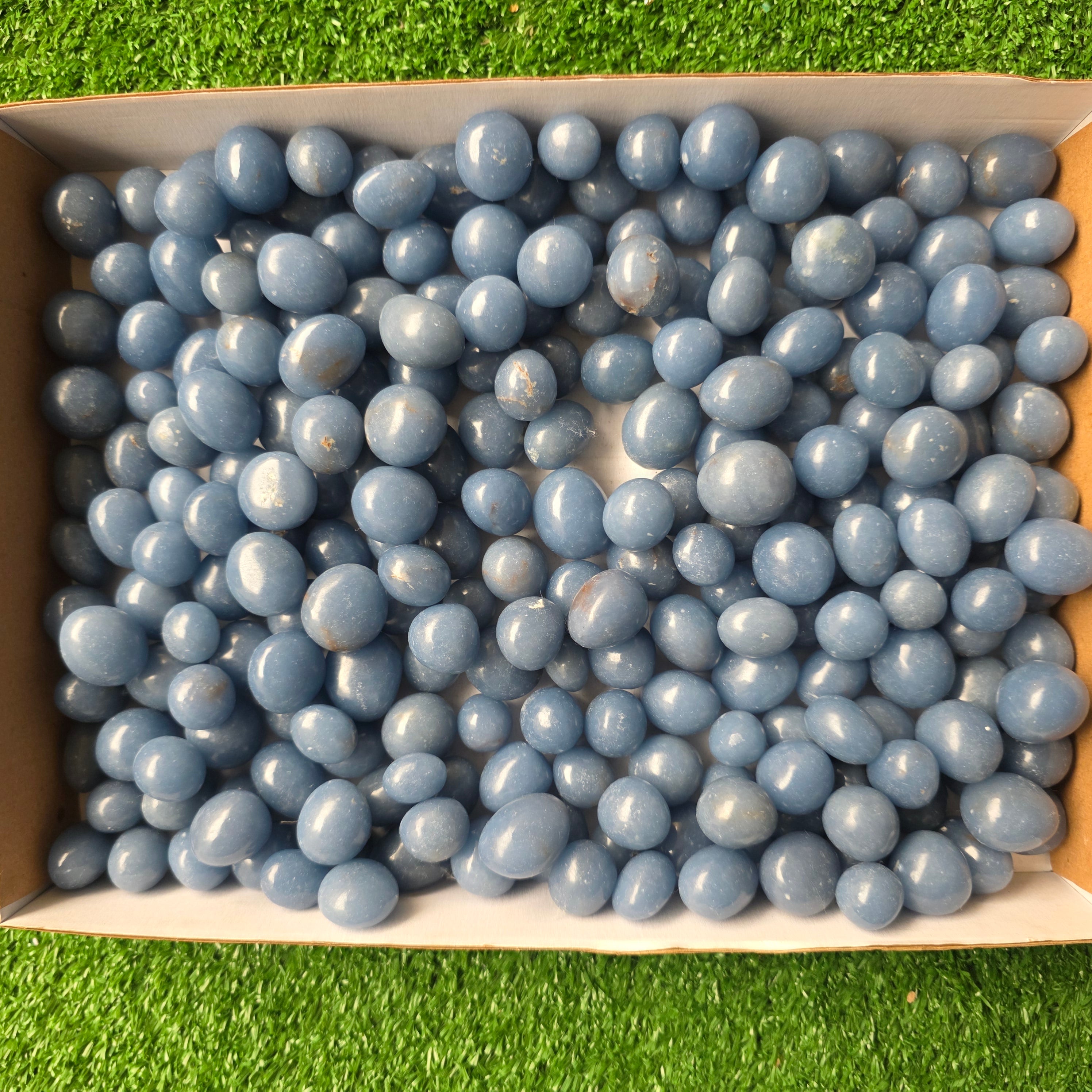 Lot 3 kg Angelite tumbled