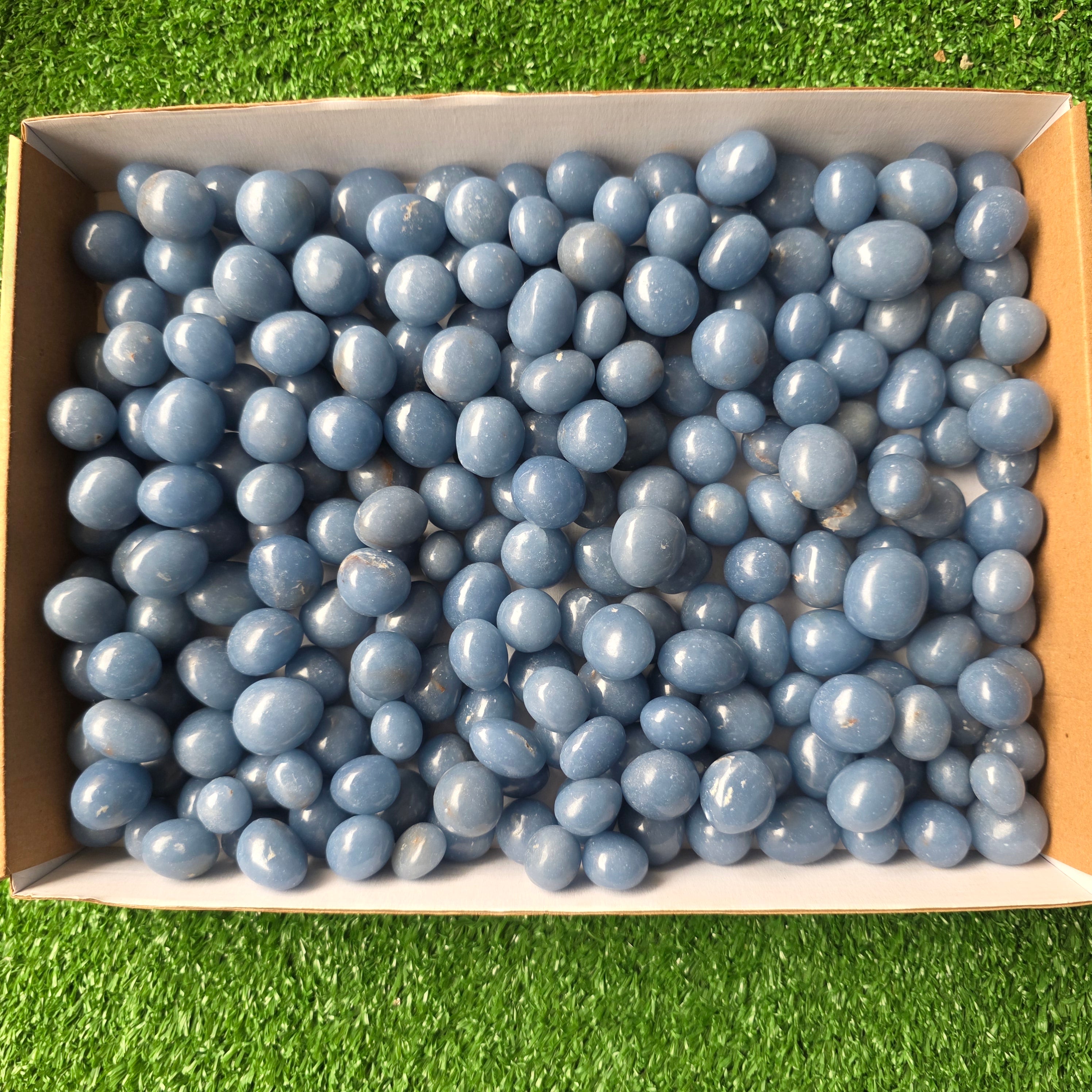 Lot 3 kg Angelite tumbled