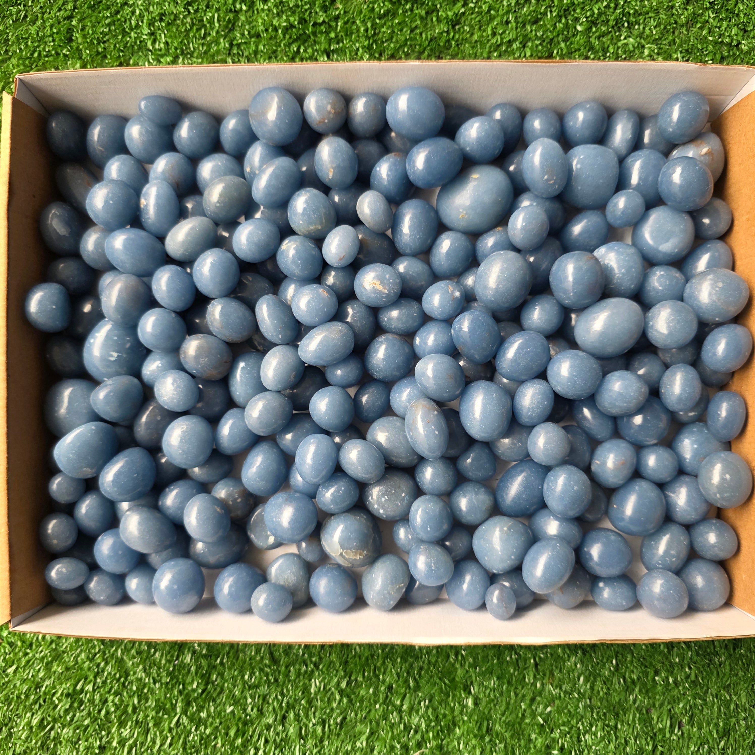 Lot 3 kg Angelite tumbled