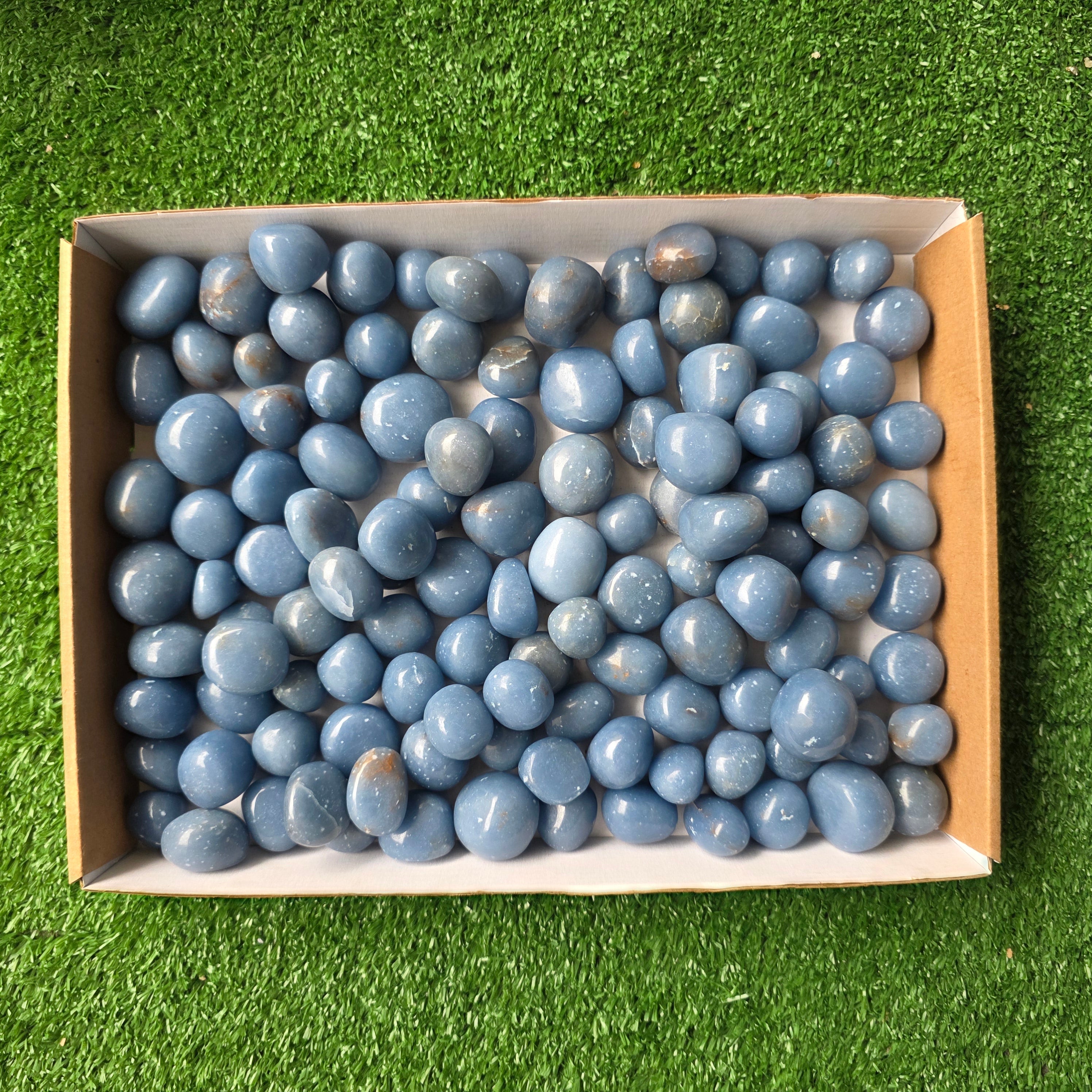 Lot 3 kg Angelite tumbled