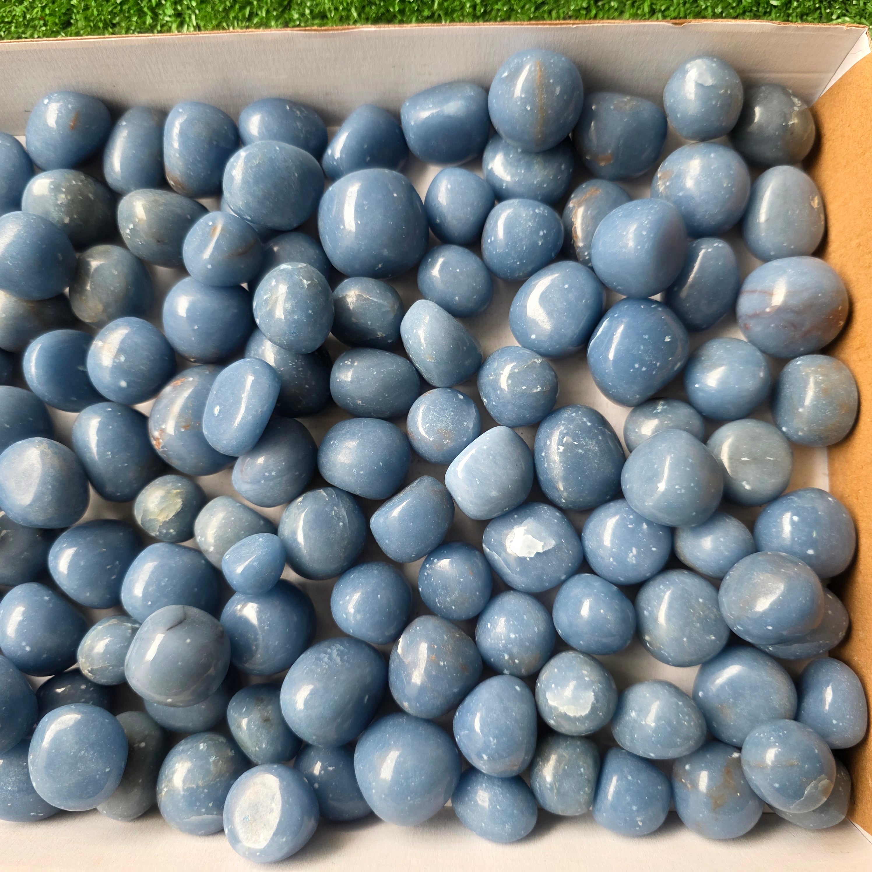 Lot 3 kg Angelite tumbled