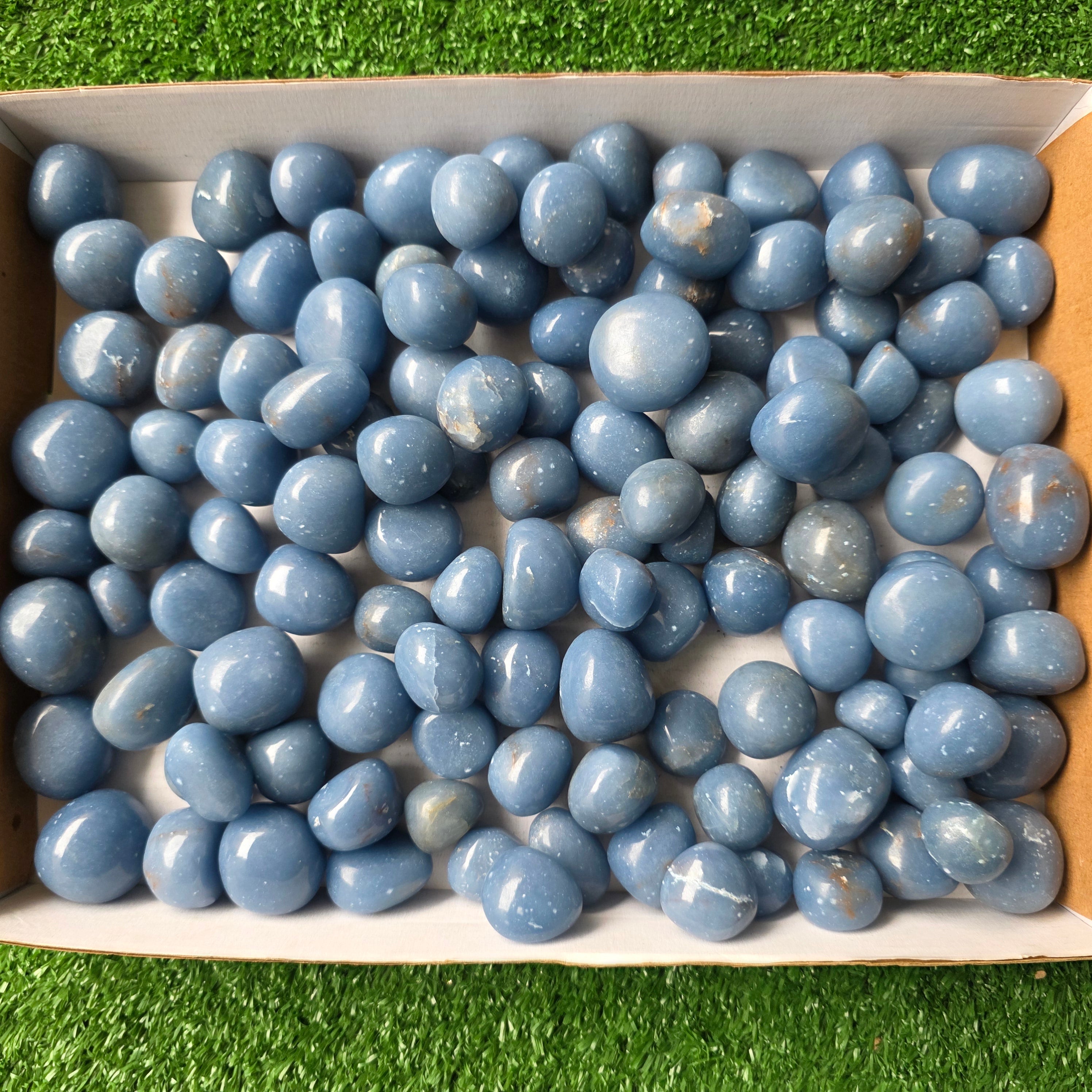 Lot 3 kg Angelite tumbled