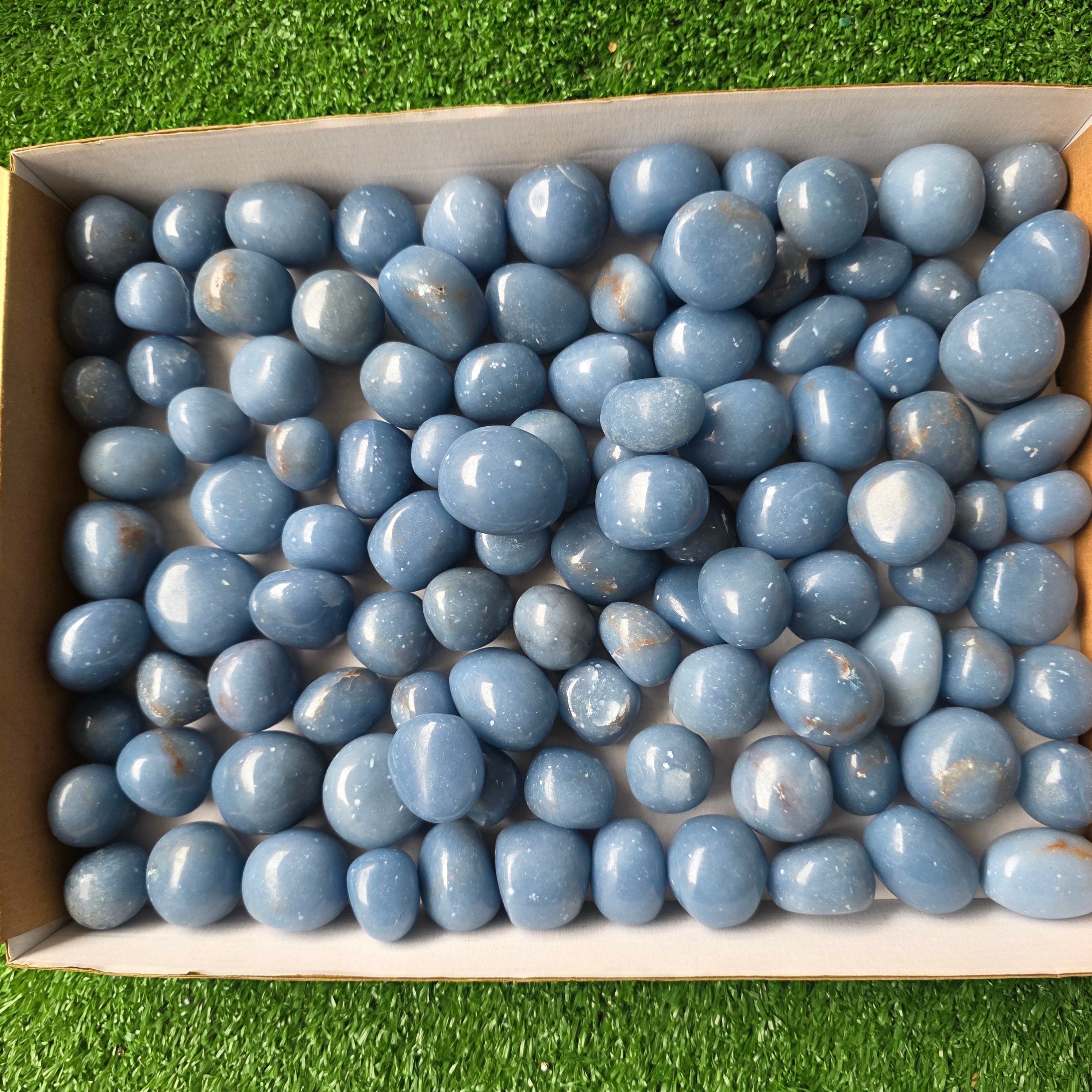 Lot 3 kg Angelite tumbled