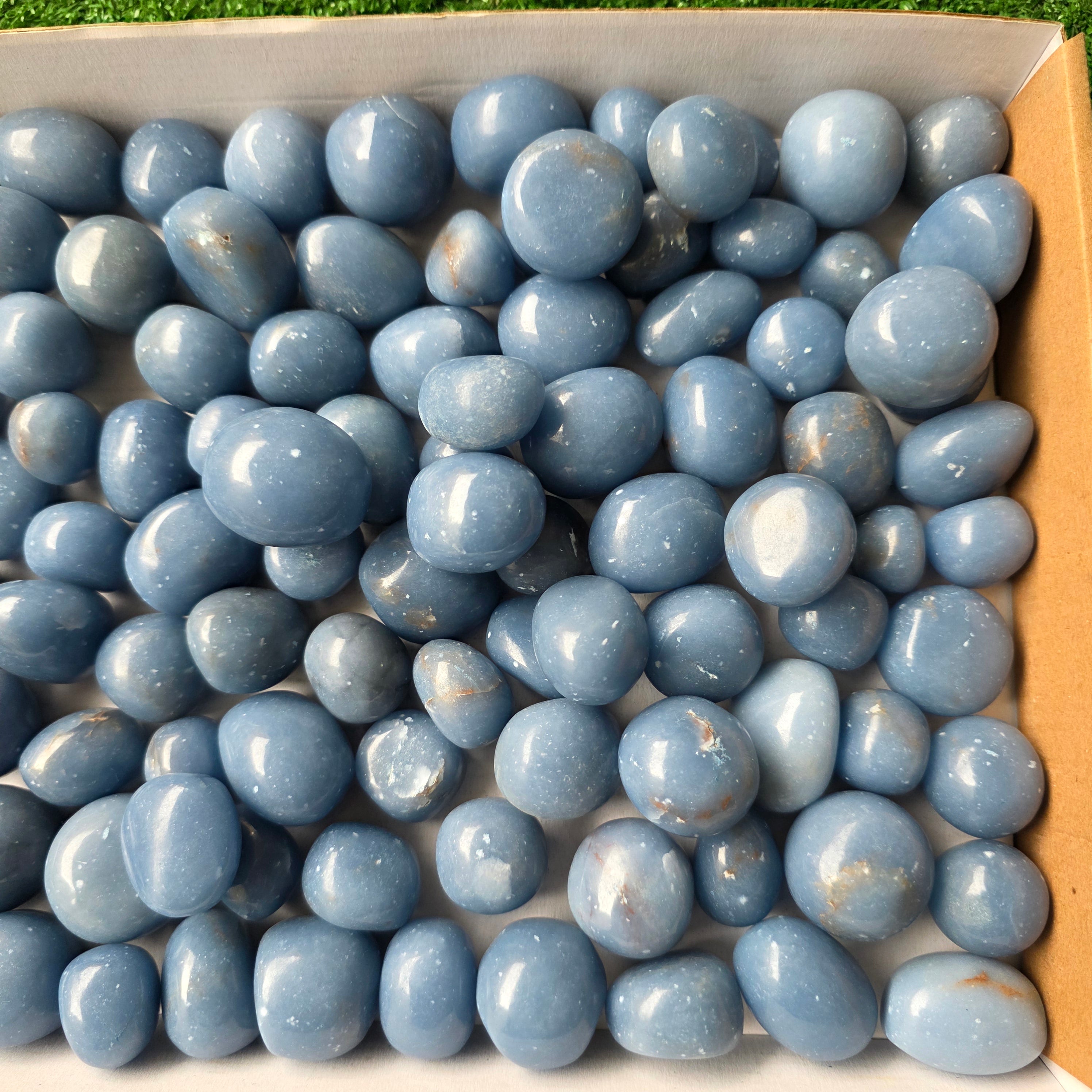 Lot 3 kg Angelite tumbled