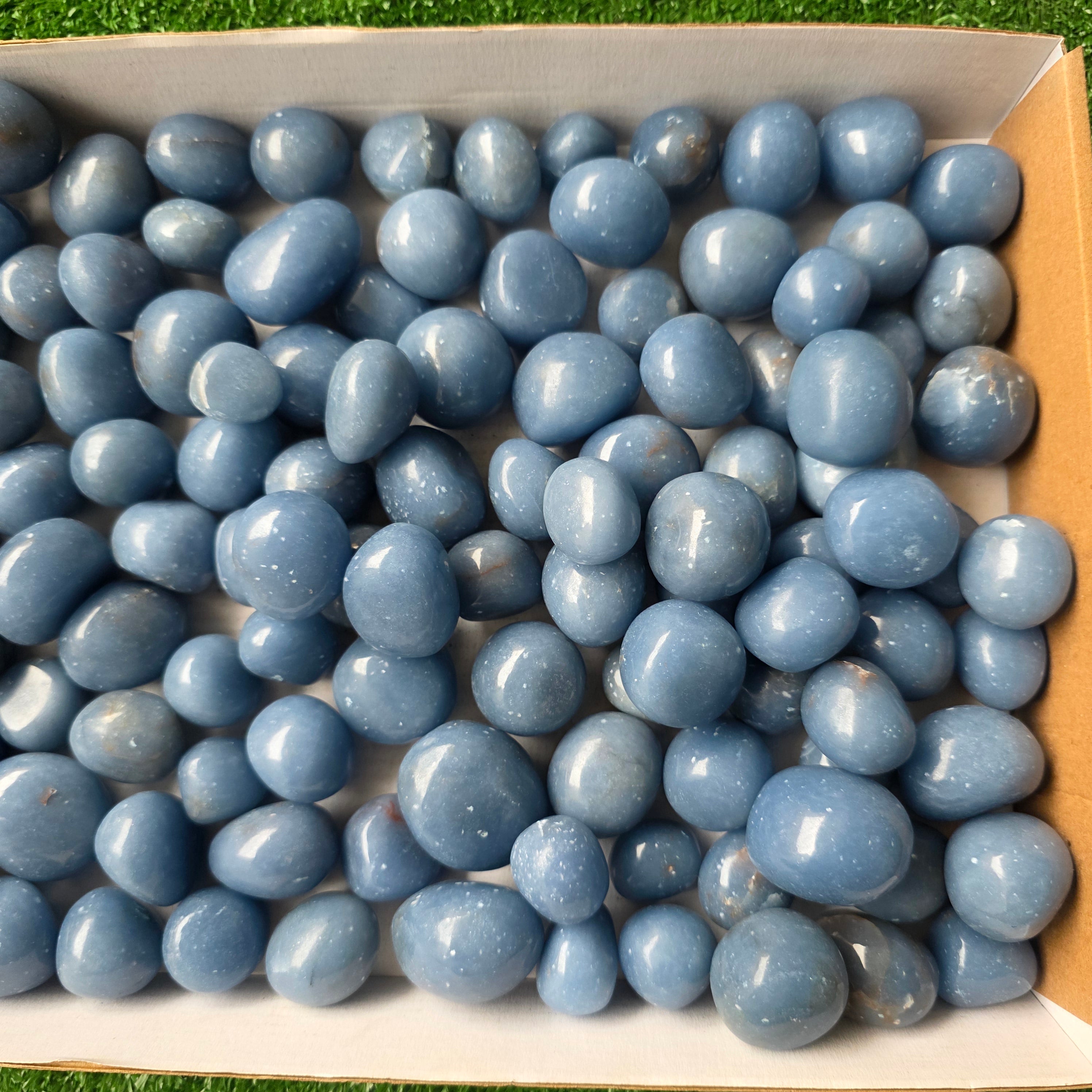 Lot 3 kg Angelite tumbled