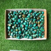 Lot 3 kg Chrysocolla tumbled