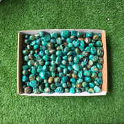 Lot 3 kg Chrysocolla tumbled