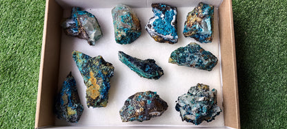 Lot 8 Chrysocolla on Quartz