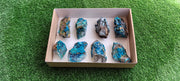Lot 8 Chrysocolla on Quartz
