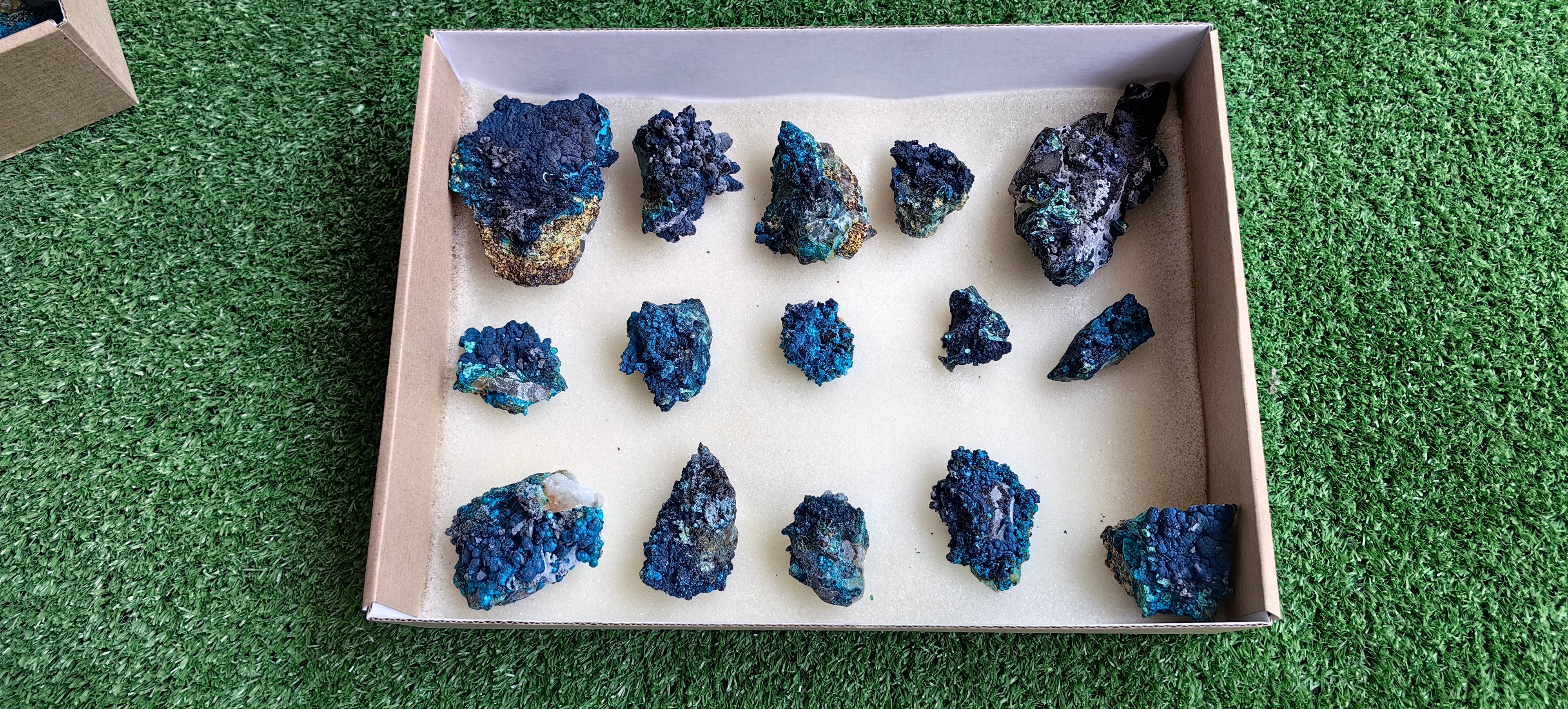 Lot 15 Chrysocolla on Quartz