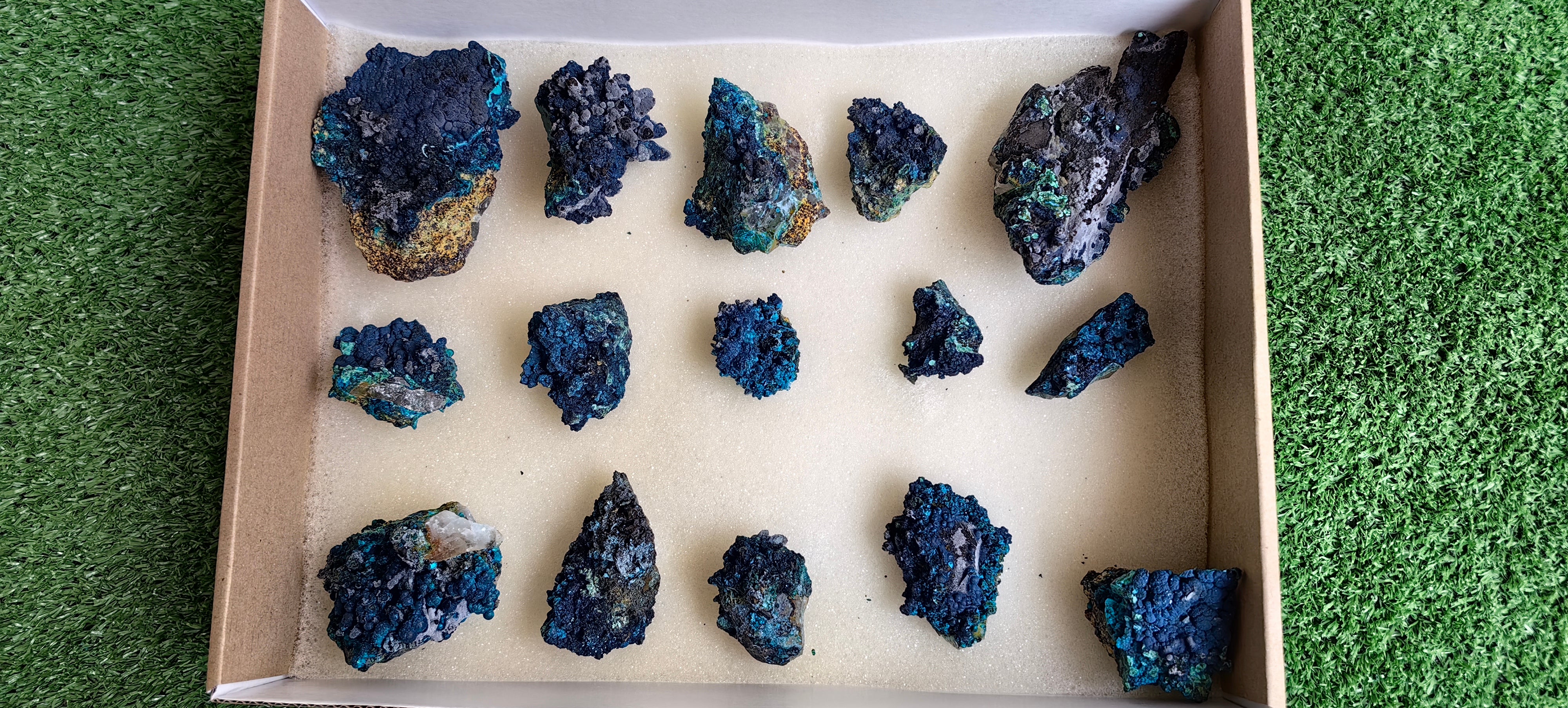 Lot 15 Chrysocolla on Quartz