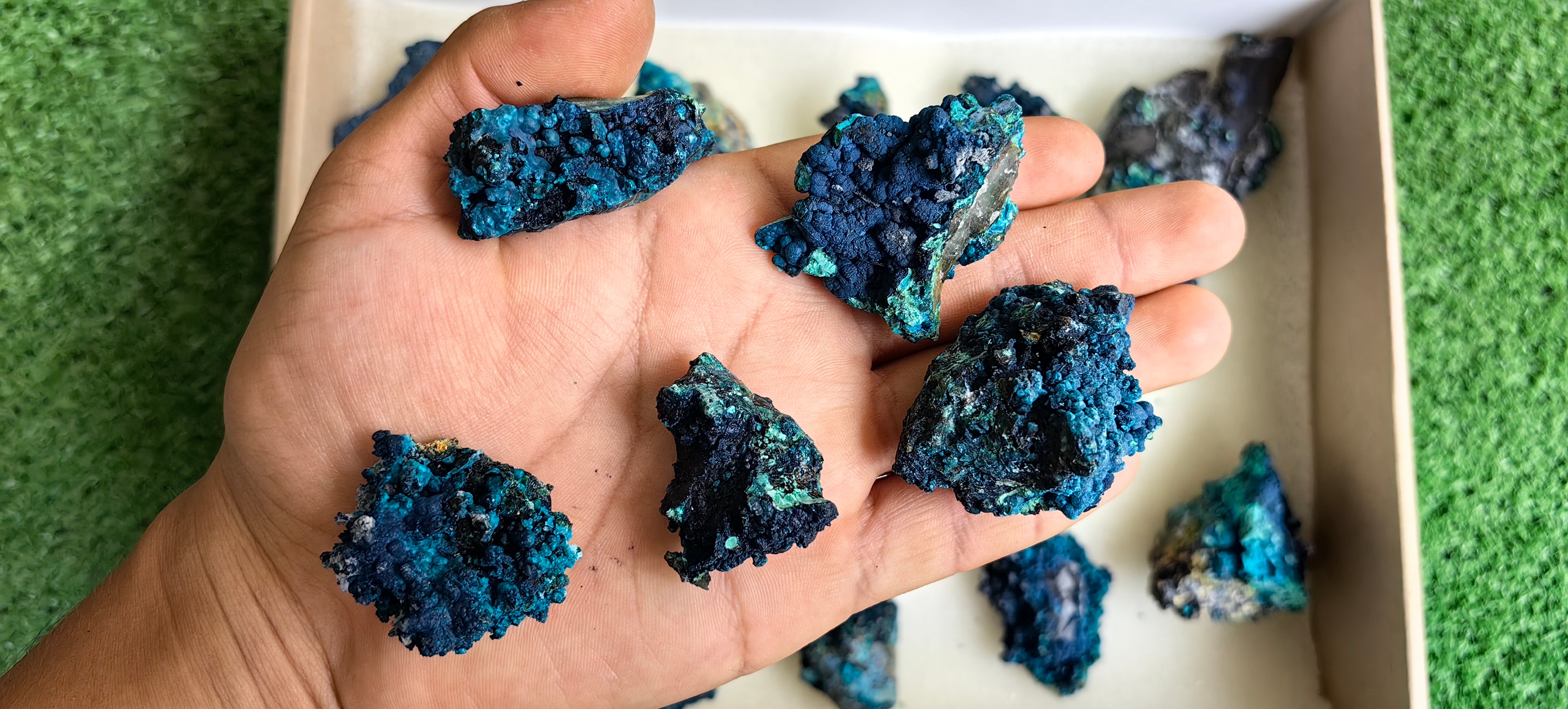 Lot 15 Chrysocolla on Quartz