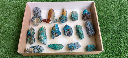 Lot 15 Chrysocolla on Quartz