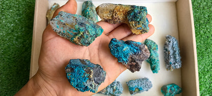 Lot 15 Chrysocolla on Quartz